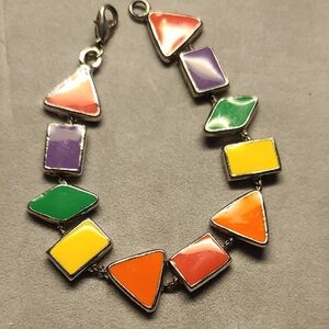 Colorful Geometric Bracelet